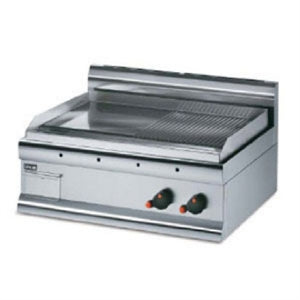 Lincat Silverlink 600 Half Ribbed Dual Zone Electric Griddle GS7/R Lincat Lincat   