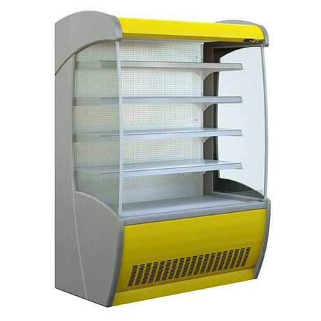 Mafirol Painted Steel Tiered Display 1530mm Wide - PESSOA850 WH 1450 FV LC Refrigerated Merchandisers Mafirol   