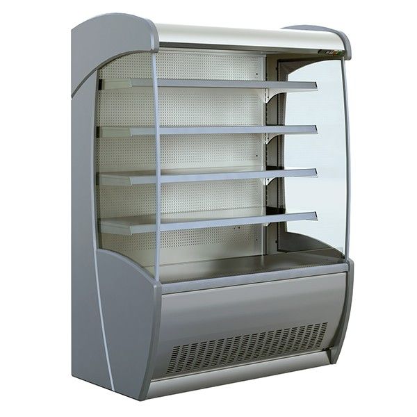 Mafirol Stainless Steel Tiered Display 705mm Wide - PESSOA850 SS 625 FV LC Refrigerated Merchandisers Mafirol   