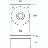 Mechline Basix Hands Free Wash Basin Stainless Steel with Sensor Tempomatic Tap WS3-NT Hand Wash Sinks Mechline   