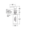 Mechline BaSix Optional Soap Dispenser - BSX-SPD Mechline Mechline   