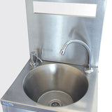Mechline BaSix Stainless Steel Mobile Hand Wash Station - BSX-MHB-HCW-T Mobile Sinks Mechline   