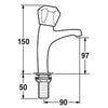 Mechline CaterTap 1/2 Inch Dome Head Sink Taps - WRCT-500SD Stand Alone Taps Mechline   