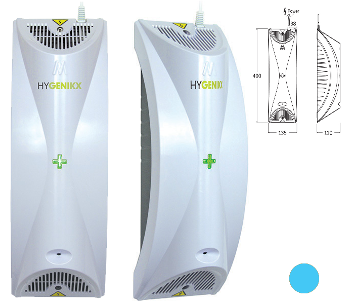 Mechline HyGenikx Air & Surface Bacteria & Virus Killer 20m2 Range Food Areas - HGX-W-20-F Bacteria & Virus Air Sterilisers Mechline   