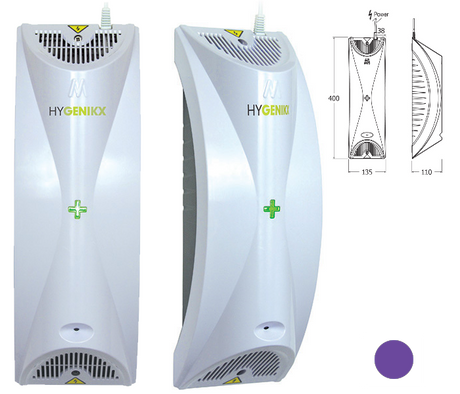 Mechline HyGenikx Air & Surface Bacteria & Virus Killer 30m2 Range Food Areas - HGX-W-30-F Bacteria & Virus Air Sterilisers Mechline   