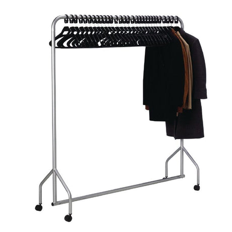 Metal Garment Rail with Hangers - T441
