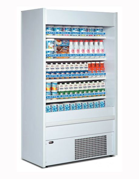 Mondial-Elite White Tiered Display - SLIM90L Refrigerated Merchandisers Mondial-Elite   