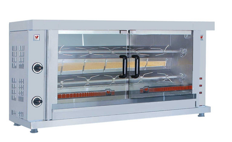 North K2 - 2 Spit Gas Chicken Rotisserie 10 Chicken Capacity Rotisseries and Hog Roasts North   