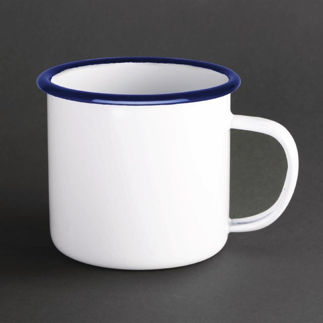 Olympia Enamel Mugs 350ml (Pack of 6) - GM516 Dinnerware Olympia   