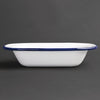 Olympia Enamel Pie Dishes Rectangular 180 x 135mm (Pack of 6) - GM511 Dinnerware Olympia   