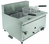 Parry 7.5L Propane Gas Table Top Fryer Single Tank 2 Basket Mobile Catering | AGF/P Countertop Gas Fryers Parry