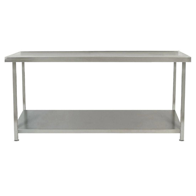 Parry Fully Welded Stainless Steel Centre Table with Undershelf 1800x600mm - DC593