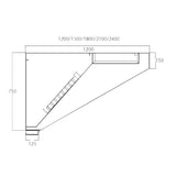 Parry Titan Canopy TT2475IF - GH194 Kitchen Canopies & Cooker Hoods Parry   