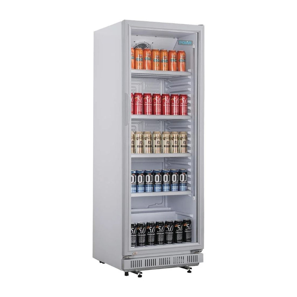 Polar C-Series Upright Display Cooler 346Ltr - CC065 Upright Single Door Bottle Coolers Polar   