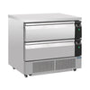 Polar Double Drawer Counter Fridge/Freezer 2xGN - DA996
