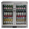 Polar Double Hinged Door Back Bar Cooler with LED Lighting - GL008 Double Door Bottle Coolers Polar   