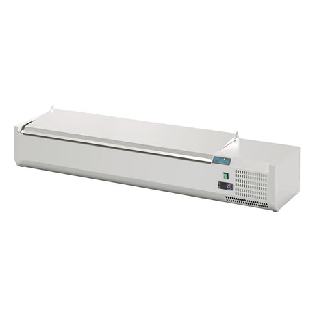 Polar G-Series Countertop Prep Fridge with Lid 6x 1/4GN - DA680 VRX Topping Units Polar   