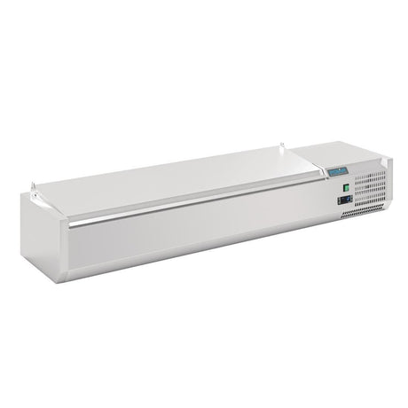 Polar G-Series Countertop Prep Fridge with Lid 7x 1/4GN - FA855 VRX Topping Units Polar   