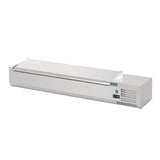 Polar G-Series Countertop Prep Fridge with Lid 7x 1/4GN - FA855 VRX Topping Units Polar   