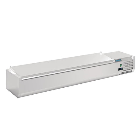 Polar G-Series Countertop Prep Fridge with Lid 8x 1/4GN - FA856 VRX Topping Units Polar   