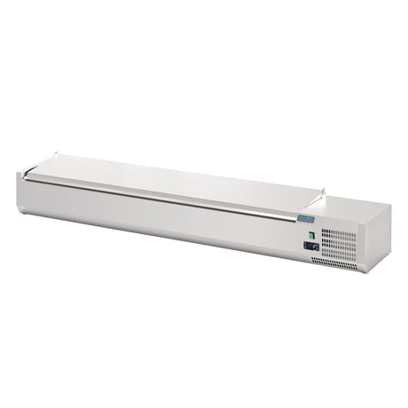Polar G-Series Countertop Prep Fridge with Lid 8x 1/4GN - FA856 VRX Topping Units Polar   