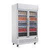 Polar G-Series Upright Display Cooler with Light Box 950Ltr with Hinged Doors - GE580
