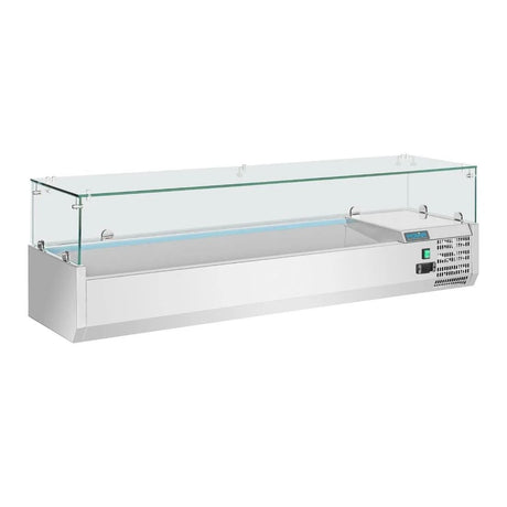 Polar Refrigerated Servery Topper 6 GN - GD876 VRX Topping Units Polar   