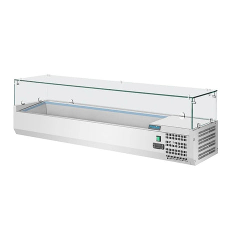 Polar Refrigerated Servery Topper 6 GN - GD876 VRX Topping Units Polar   