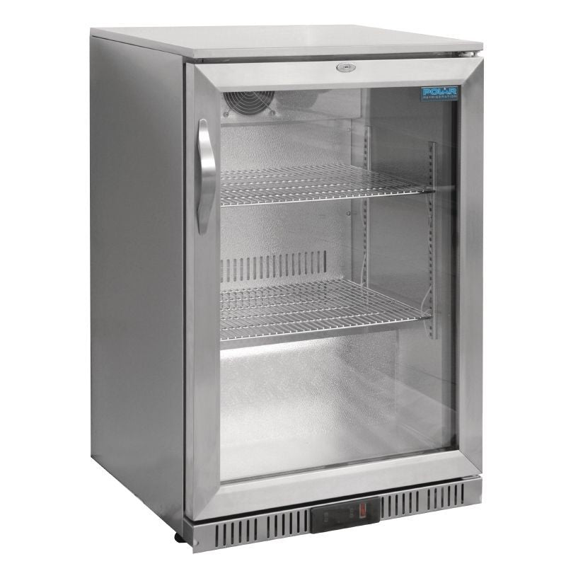 Polar Single Door Back Bar Cooler with LED Lighting - GL007 Single Door Bottle Coolers Polar   