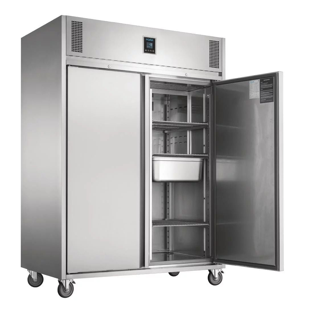 Polar U-Series Premium Double Door Upright Freezer 1170Ltr - UA004 Refrigeration Uprights - Double Door Polar   