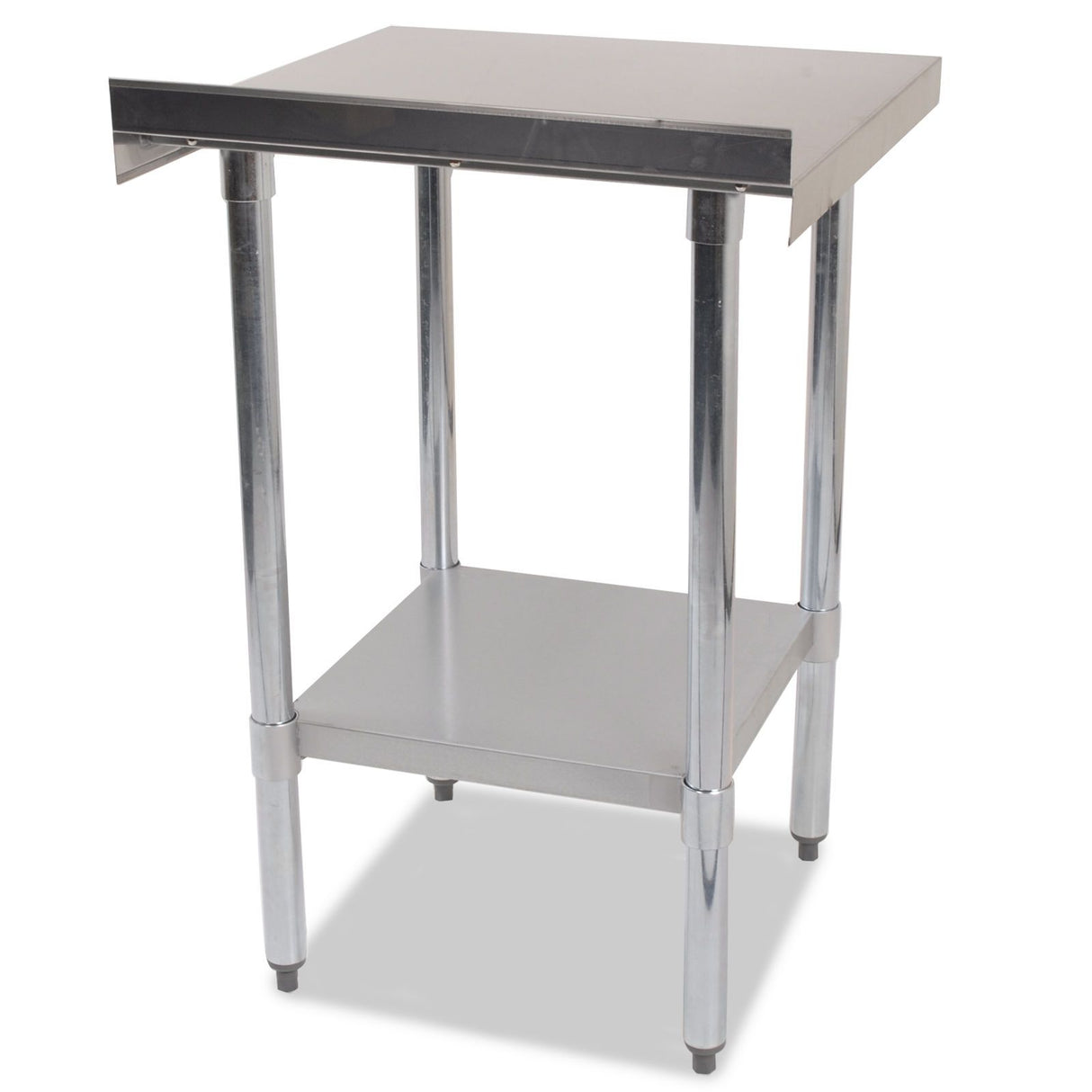 Empire 600mm Premium Stainless Steel Wall Prep Table with Undershelf & Upstand Kitchen Bench - P-SSWT-60 Stainless Steel Wall Tables Empire