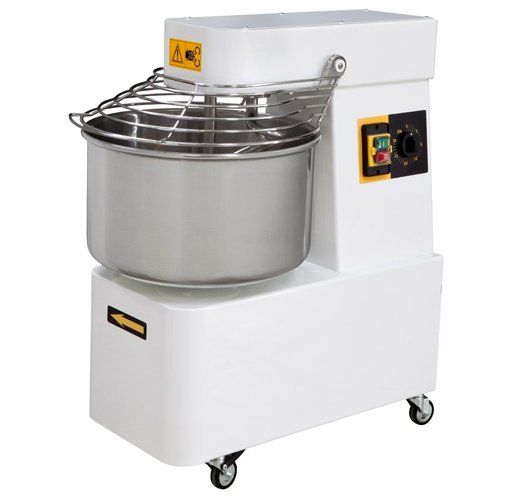 Prismafood Heavy Duty Fixed Bowl Spiral Dough Mixer 48 Litre / 42Kg Capacity - IBM50 Fixed Speed Dough Mixers Prismafood   
