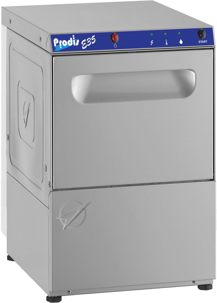 Prodis E35 350mm basket gravity drain glasswasher Glasswashers Prodis   