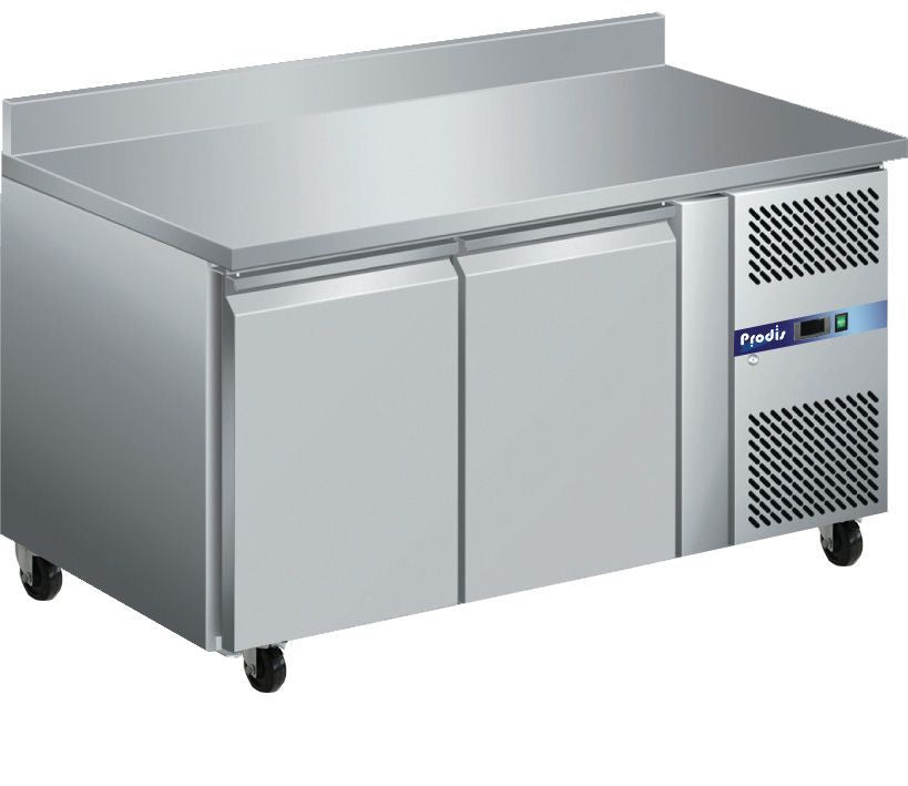 Prodis GRN-W2F 283 litre 2 door gastronorm counter freezer with upstand Refrigerated Counters - Double Door Prodis   