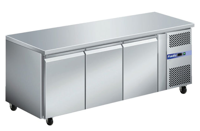 Prodis GRN-W3R 416 litre 3 door gastronorm counter fridge Refrigerated Counters - Triple Door Prodis   