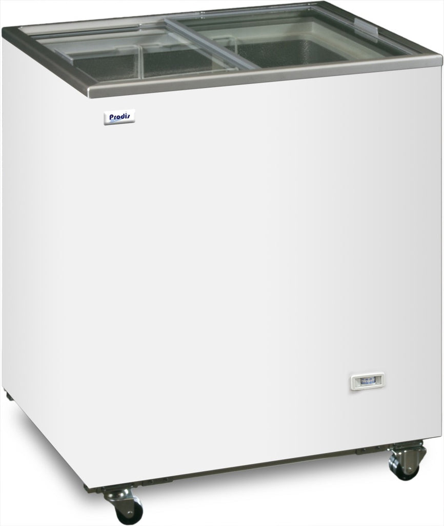 Prodis New Vista Sliding Glass Lid Display Freezer 196 Litre Capacity - NV1 Display Chest Freezers Prodis   