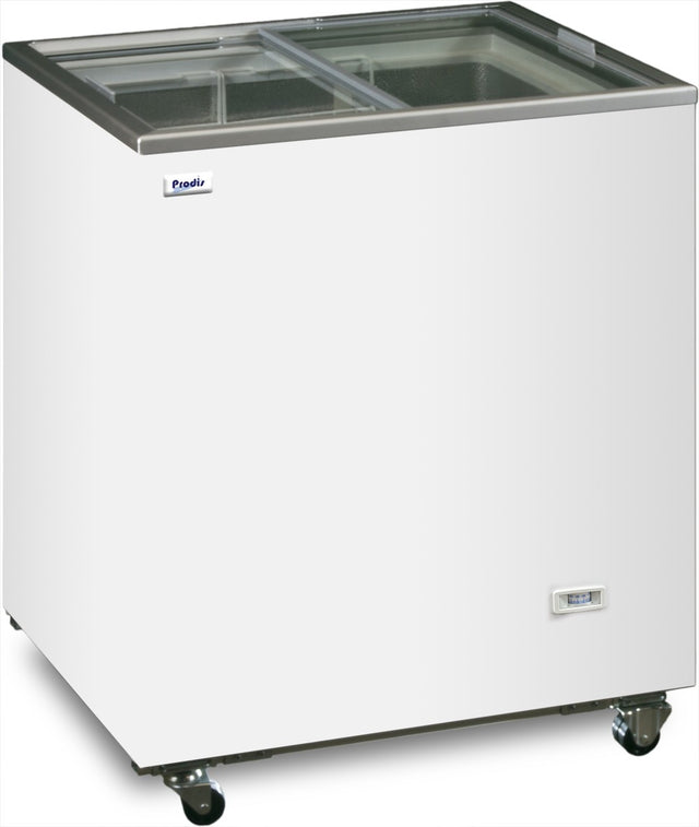 Prodis New Vista Sliding Glass Lid Display Freezer 196 Litre Capacity - NV1 Display Chest Freezers Prodis   