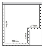 Prodis New Vista Sliding Glass Lid Display Freezer 196 Litre Capacity - NV1 Display Chest Freezers Prodis   