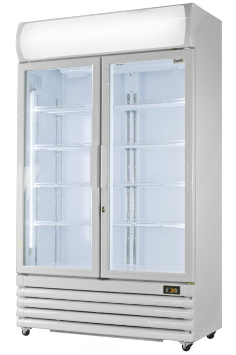 Prodis XD701 Double Door Tall Shop Display Fridge Upright Double Door Bottle Coolers Prodis   