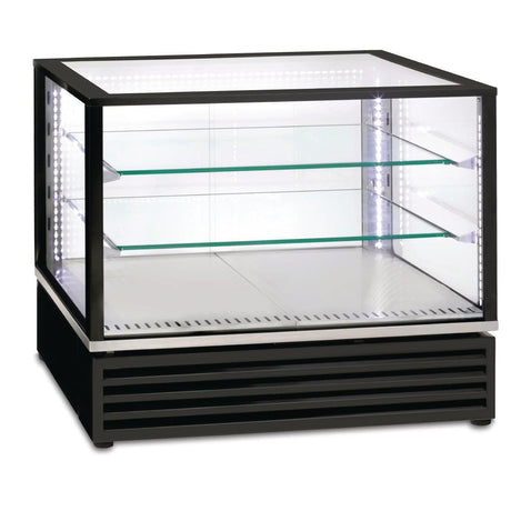 Roller Grill Countertop Display Fridge 2/1GN Black CD800 N - DF475 Refrigerated Counter Top Displays Roller Grill   
