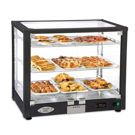 Roller Grill Heated 3 Shelf Display Cabinet WD780 DN - DF413 Heated Counter Top Displays Roller Grill   