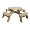 Round Picnic Table - CG097 Picnic Benches Rowlinson   