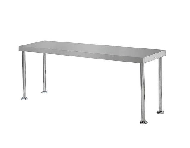 Simply Stainless 2100mm Single Overshelf - SS122100 Stainless Steel Over Shelves Simply Stainless   