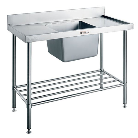 Simply Stainless Commercial Single Bowl Sink - 600mm Wide | SS050600 Single Bowl Sinks Simply Stainless
