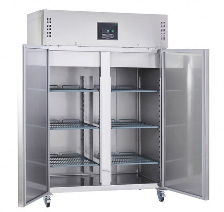 Sterling Pro Cobus Double Door Gastronorm Freezer 1200 Litres - SPF212NV Refrigeration Uprights - Double Door Sterling Pro   