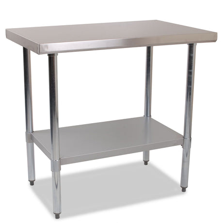 Empire Stainless Steel Centre Prep Table 900mm Wide  - SSCT-90