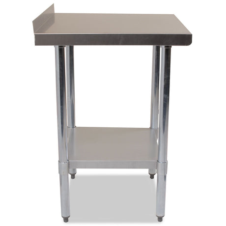 Empire Stainless Steel Wall Prep Table 600mm Wide with Upstand  - SSWT-60