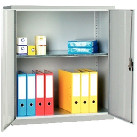 Standard Cupboard Grey 1 Shelf - CF805 Lockable Storage Elite Lockers   
