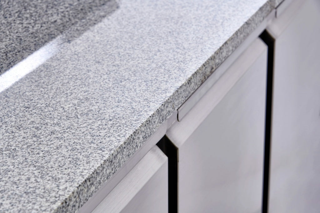 Sterling Pro Cobus 3 Door Pizza Counter Granite Top 8 x GN1/6 402 Litres - SPU903PZ Pizza Prep Counters - 3 Door Sterling Pro   