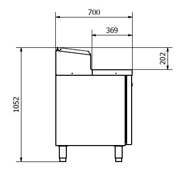 Sterling Pro 2 Door Refrigerated Preparation Counter - SPIZ-135 Pizza Prep Counters - 2 Door Sterling Pro   